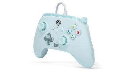 Manettes filaires optimisées PowerA pour Xbox Series X|S - Cotton Candy Blue